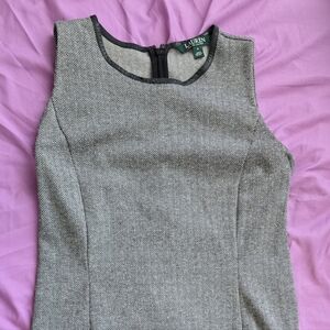 Ralph Lauren Gray Pencil Dress